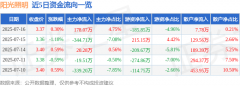 股票行情快报：阳光照明（600261）7月16日主力资